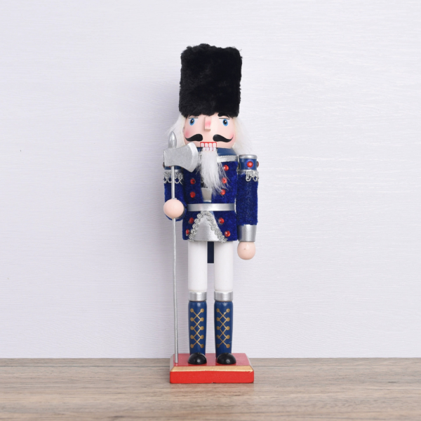 Chú lính gỗ Nutcracker Quà Giáng sinh Búp bê gỗ chú lính chì 30cm