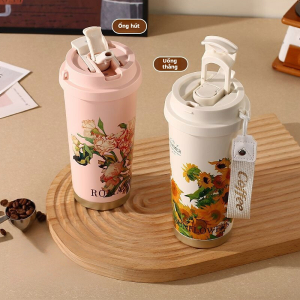 Cốc giữ nhiệt inox 530ml Seasonal garden