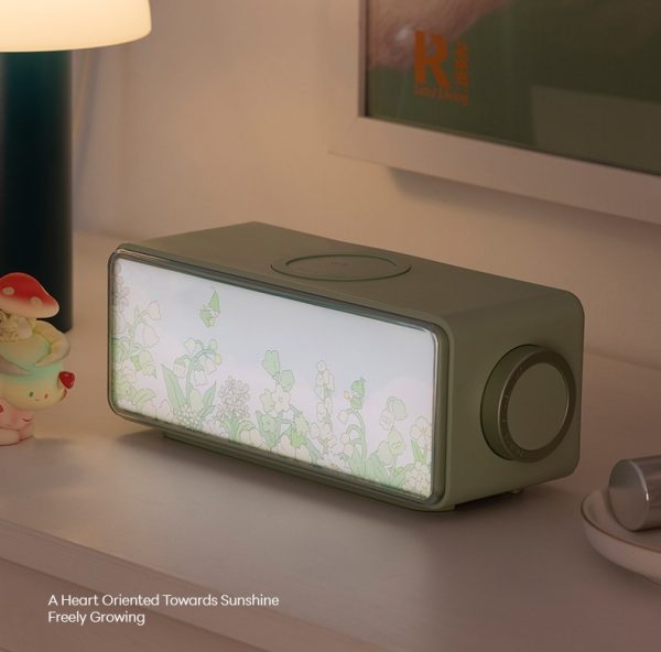 Đèn ngủ bluetooth sạc điện thoại không dây phong cảnh thiên nhiên BL132