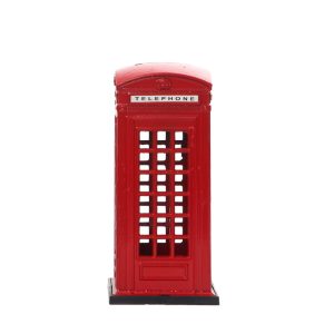 Mô hình bốt điện thoại đỏ kim loại BL84