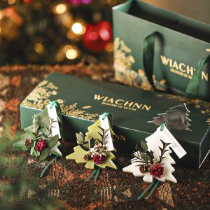 Sáp thơm nghệ thuật hình cây thông Noel trang trí Phòng, treo xe ô tô