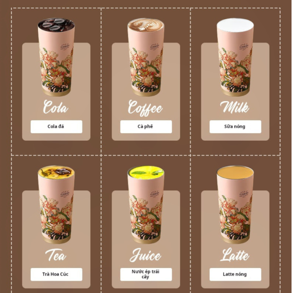 Cốc giữ nhiệt inox 530ml Seasonal garden