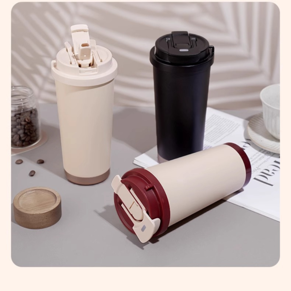 Cốc giữ nhiệt inox 530ml màu basic (Khắc theo yêu cầu)