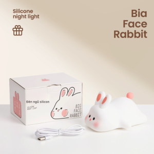 Đèn ngủ silicon Thỏ Mập dễ thương
