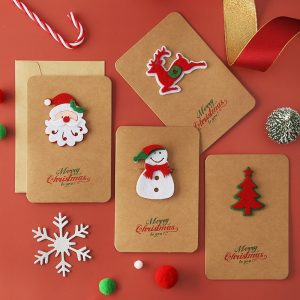 Thiệp Noel kèm phong bì đựng TH07