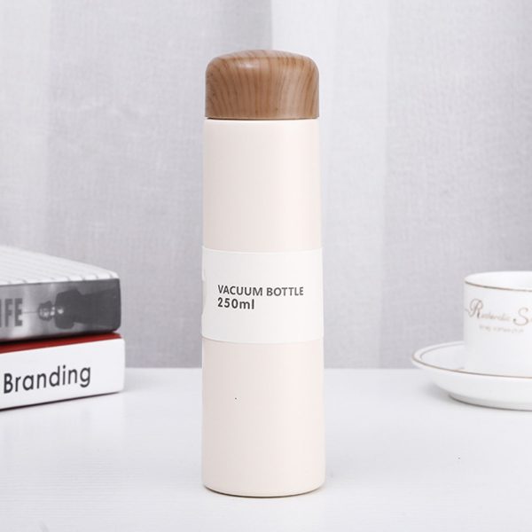 Bình giữ nhiệt nắp vân gỗ 250ml