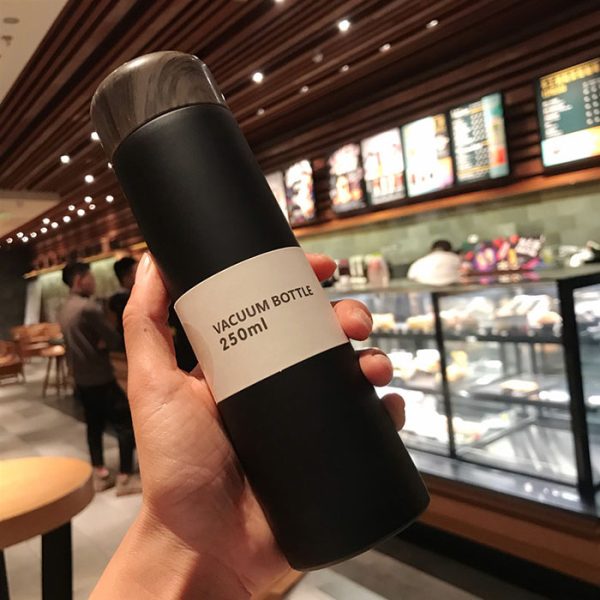 Bình giữ nhiệt nắp vân gỗ 250ml