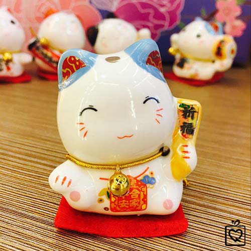 Bộ ngũ mèo thần tài - Đa lộc đa tài 5cm