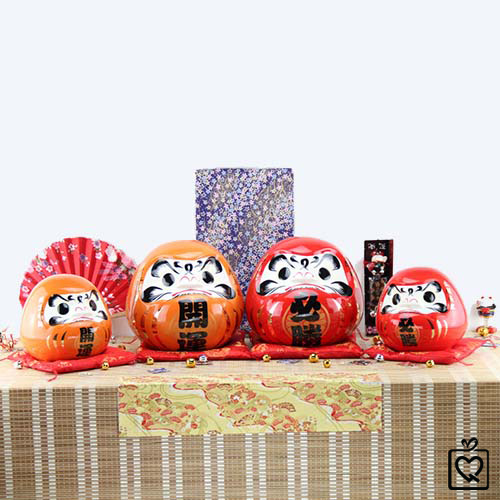 Búp bê may mắn Nhật Bản Daruma -18cm - 25cm
