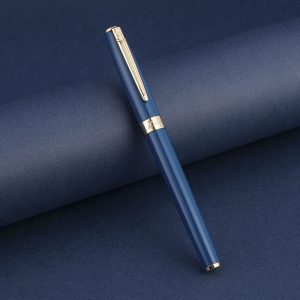Bút Picasso dạ bi - 717 RBL xanh cài vàng
