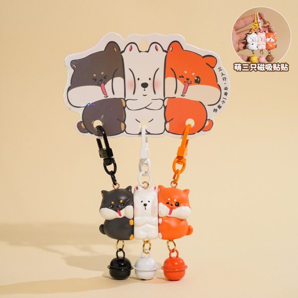 Bộ 3 móc chìa khoá tình bạn thú cưng dễ thương BL187