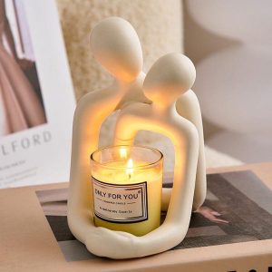 Tượng tình nhân decor kiêm giá đỡ nghệ thuật -Tặng người yêu-quà cưới