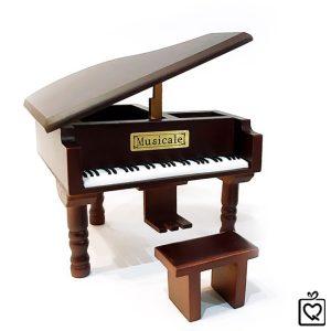 Hộp nhạc Piano gỗ cao cấp dáng nằm