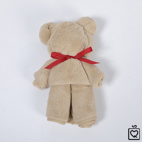 Khăn mặt gấp hình gấu teddy dễ thương