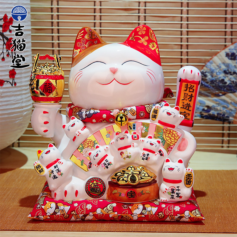 Mèo Tay Vẫy Phú Quý Viên Mãn-25cm