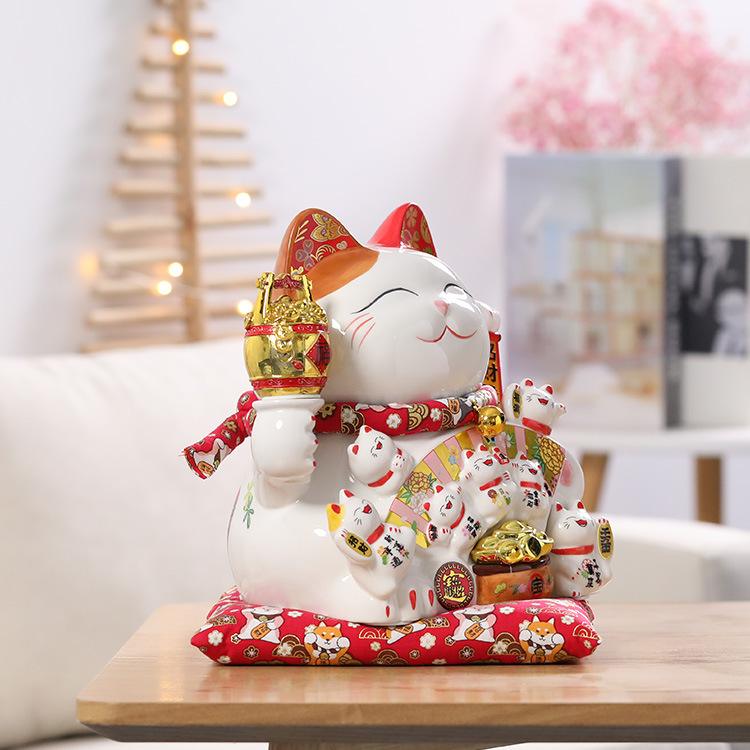 Mèo Tay Vẫy Phú Quý Viên Mãn-25cm