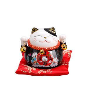 Mèo thần tài Khai Vận Đón Phúc - 10cm	