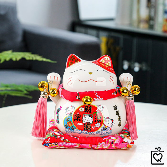Mèo thần tài Lộc Tài Như Ý - 14cm