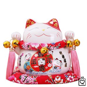 Mèo thần tài Lộc Tài Như Ý - 14cm