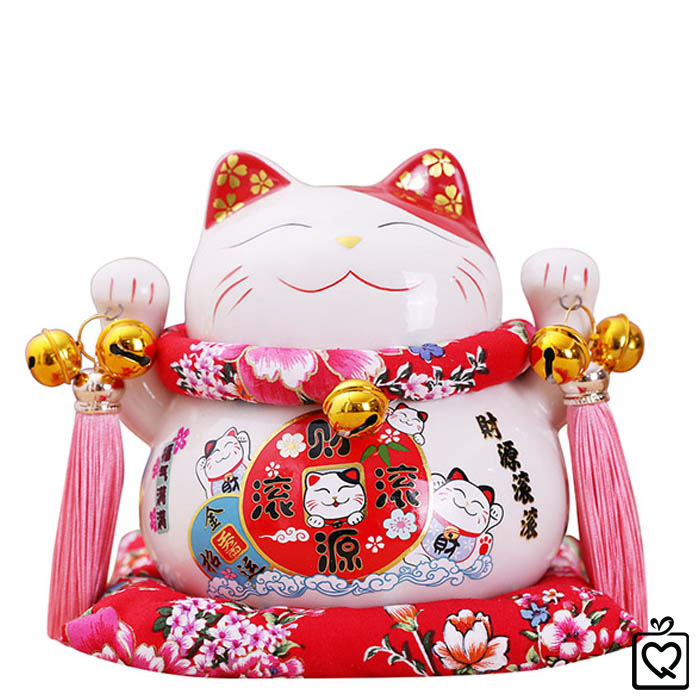 Mèo thần tài Lộc Tài Như Ý - 14cm