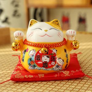 Mèo thần tài Vạn Sự Cát Tường - 10cm	