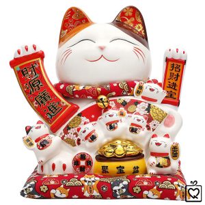 Mèo vẫy tay Vạn Tài Vạn Lộc - 28cm
