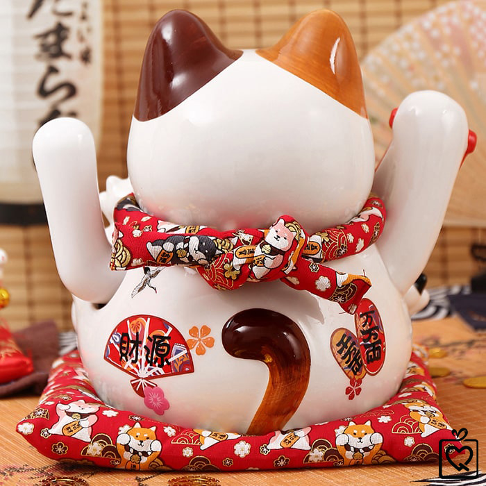 Mèo vẫy tay Vạn Tài Vạn Lộc - 28cm
