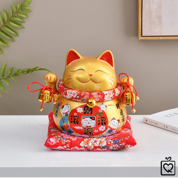 Mèo thần tài vàng Buôn May Bán Đắt