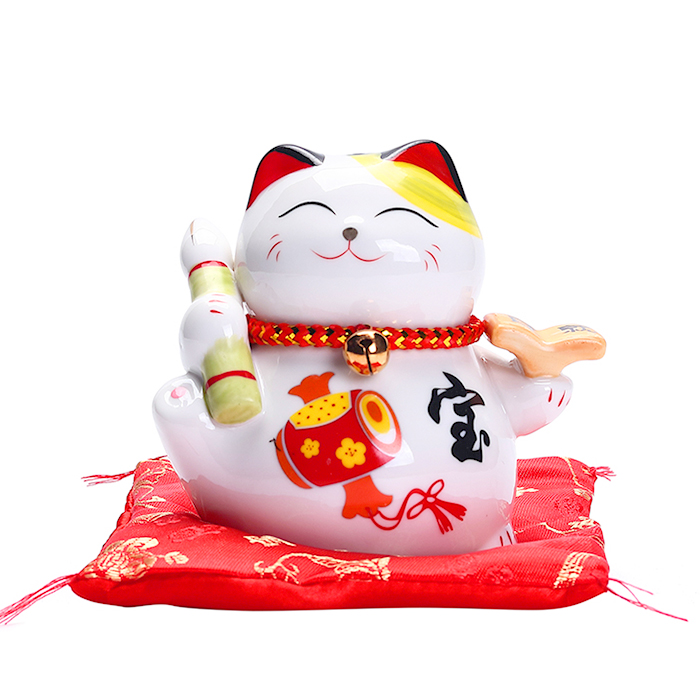 Mèo Thần Tài Học Hành Tấn Tới - 11cm