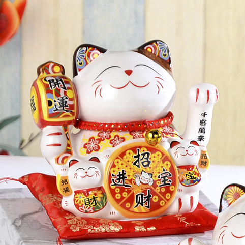 Mèo vẫy tay Chiêu Phúc Tài Bảo 14cm
