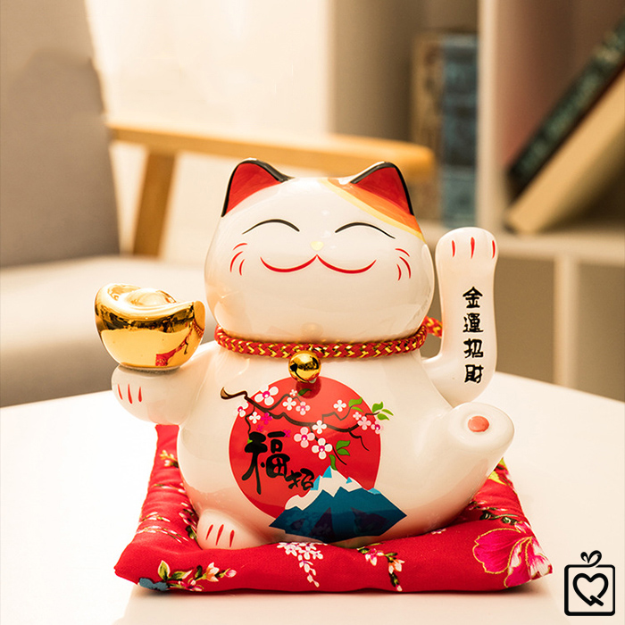 Mèo vẫy tay Cung Hỷ Phát Tài - 15cm