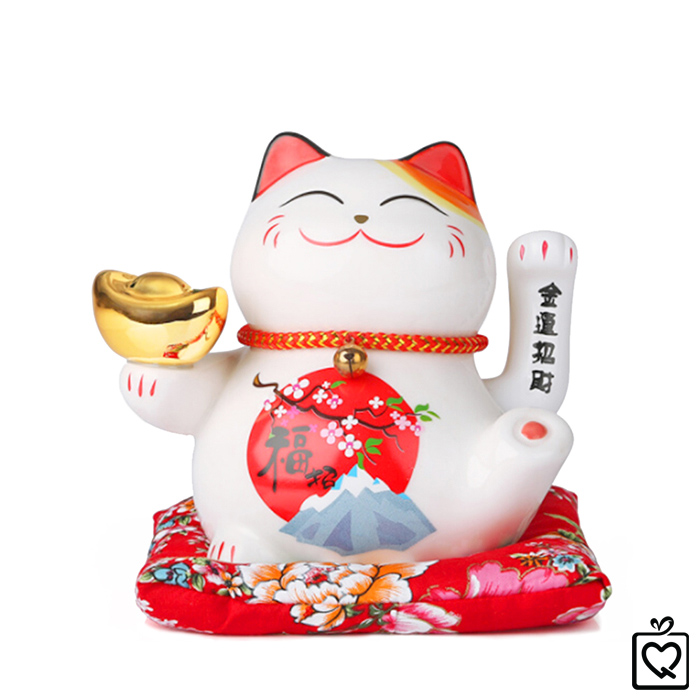Mèo vẫy tay Cung Hỷ Phát Tài - 15cm