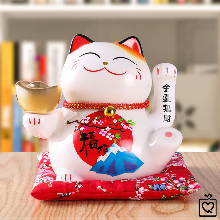 Mèo vẫy tay Cung Hỷ Phát Tài - 15cm