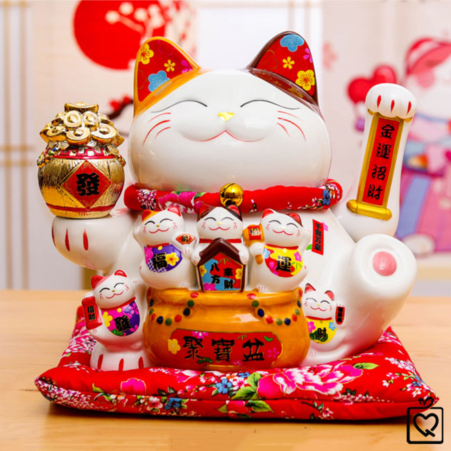Mèo vẫy tay - Đại phú đại quý 25cm