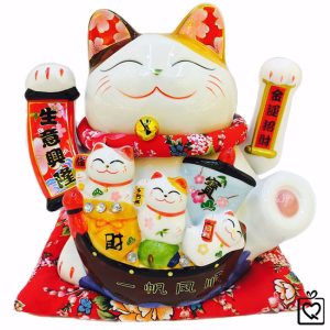 Mèo vẫy tay - Khai vận phát đạt - 25cm