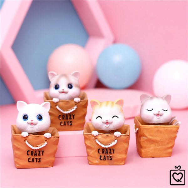 Mô hình mèo con lắc lư Crazy Cat