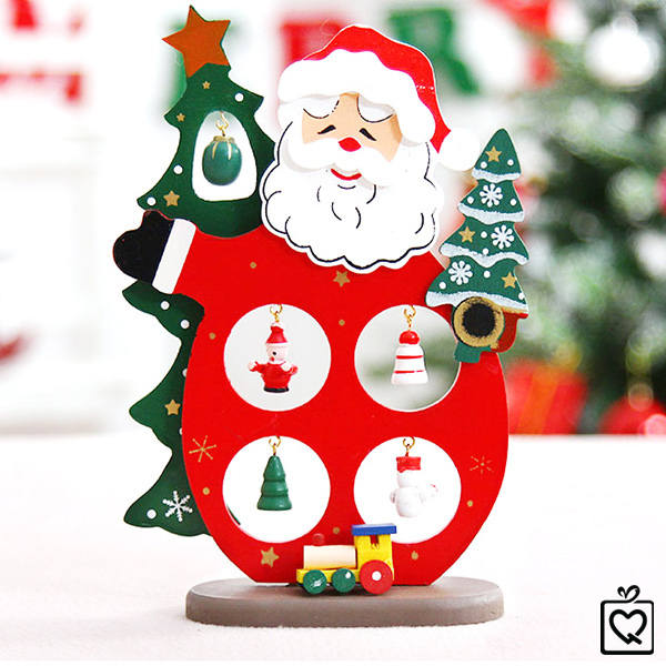 Mô hình ông già Noel gỗ