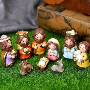 Mô hình tượng hang đá đêm đông Giáng Sinh