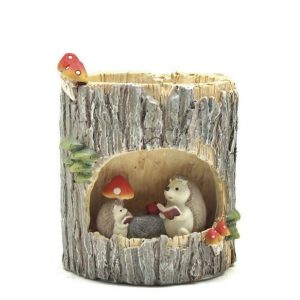 Nến thơm tinh dầu ngôi nhà gỗ Nhím chibi
