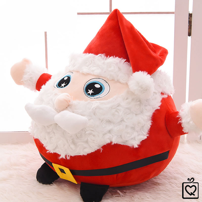 Ông già noel bông mắt to giáng sinh