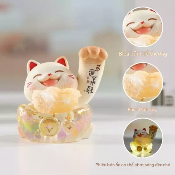 Blind box mèo thần tài đá quý BL181