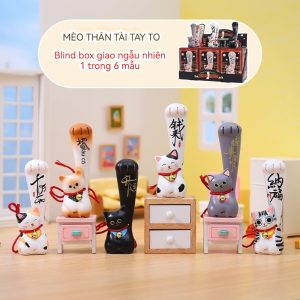 Blind box mèo thần tài đá quý BL181