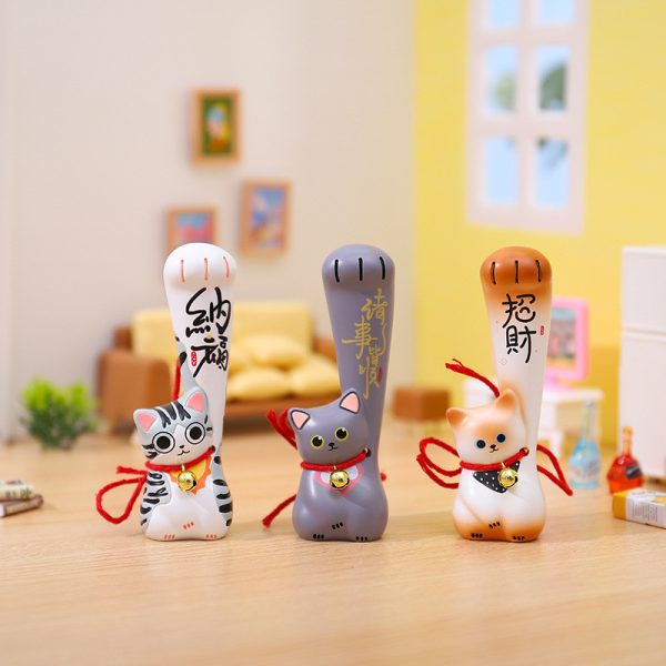 Blind box mèo thần tài đá quý BL181