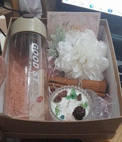 Ảnh thật khách chụp: Bộ quà tặng luvgift Amber Luv201